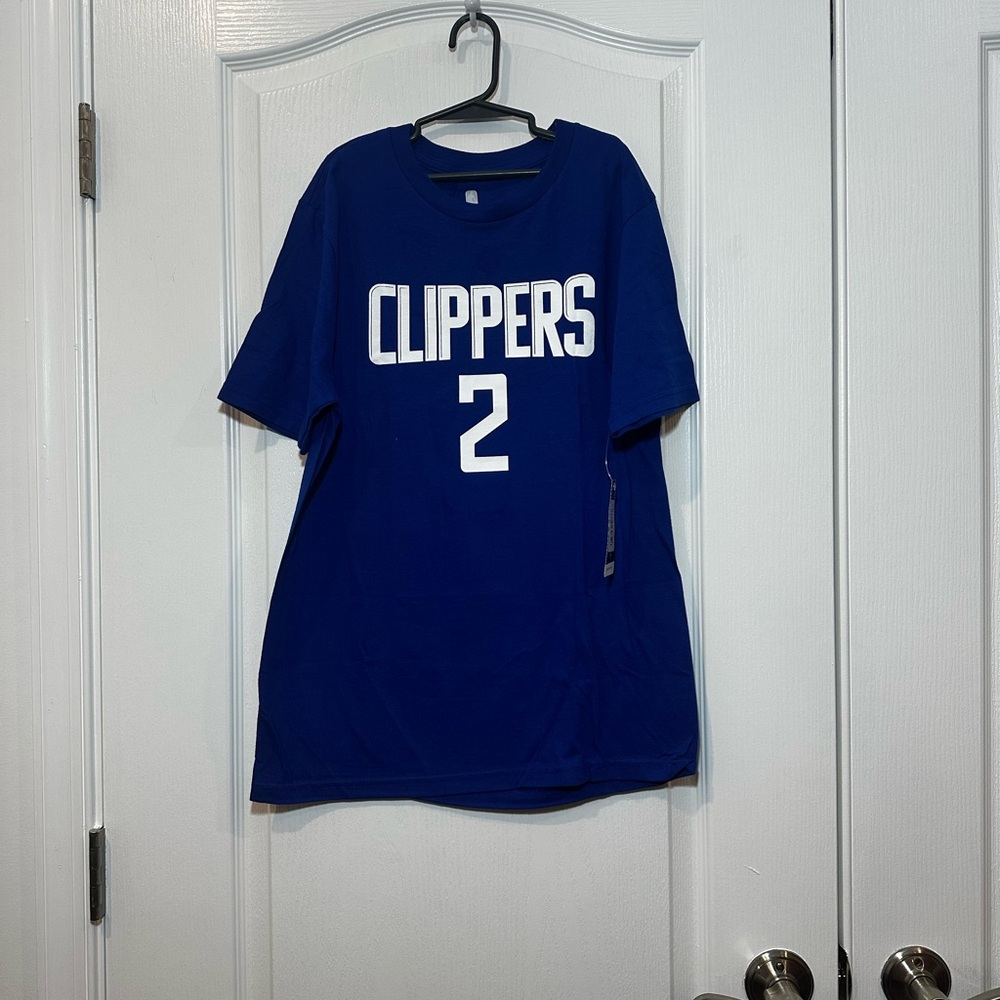 Los Angeles Clippers NBA Leonard Kawhi Royal Blue Kids T-Shirt
